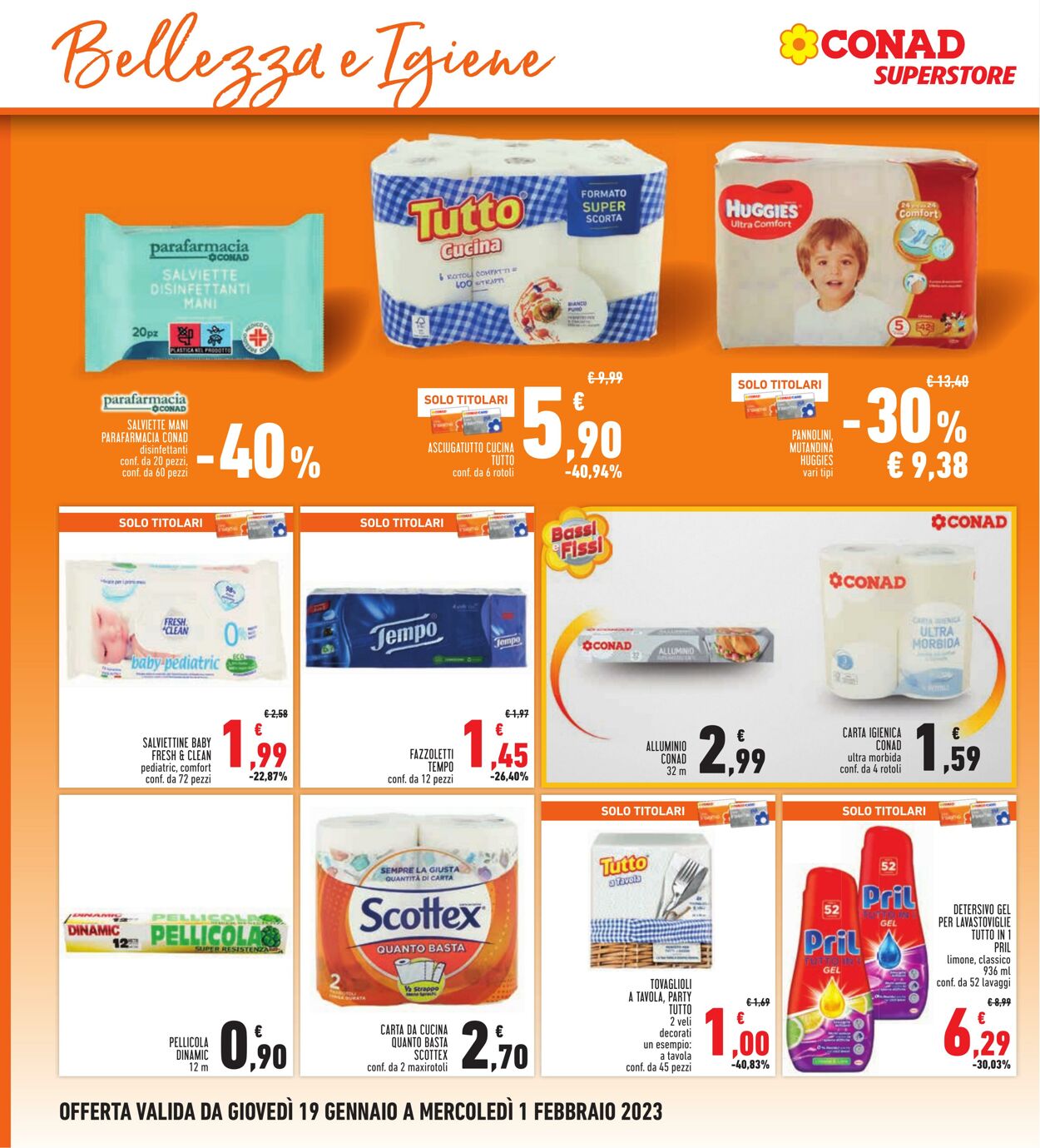 Volantino Conad 19.01.2023 - 01.02.2023