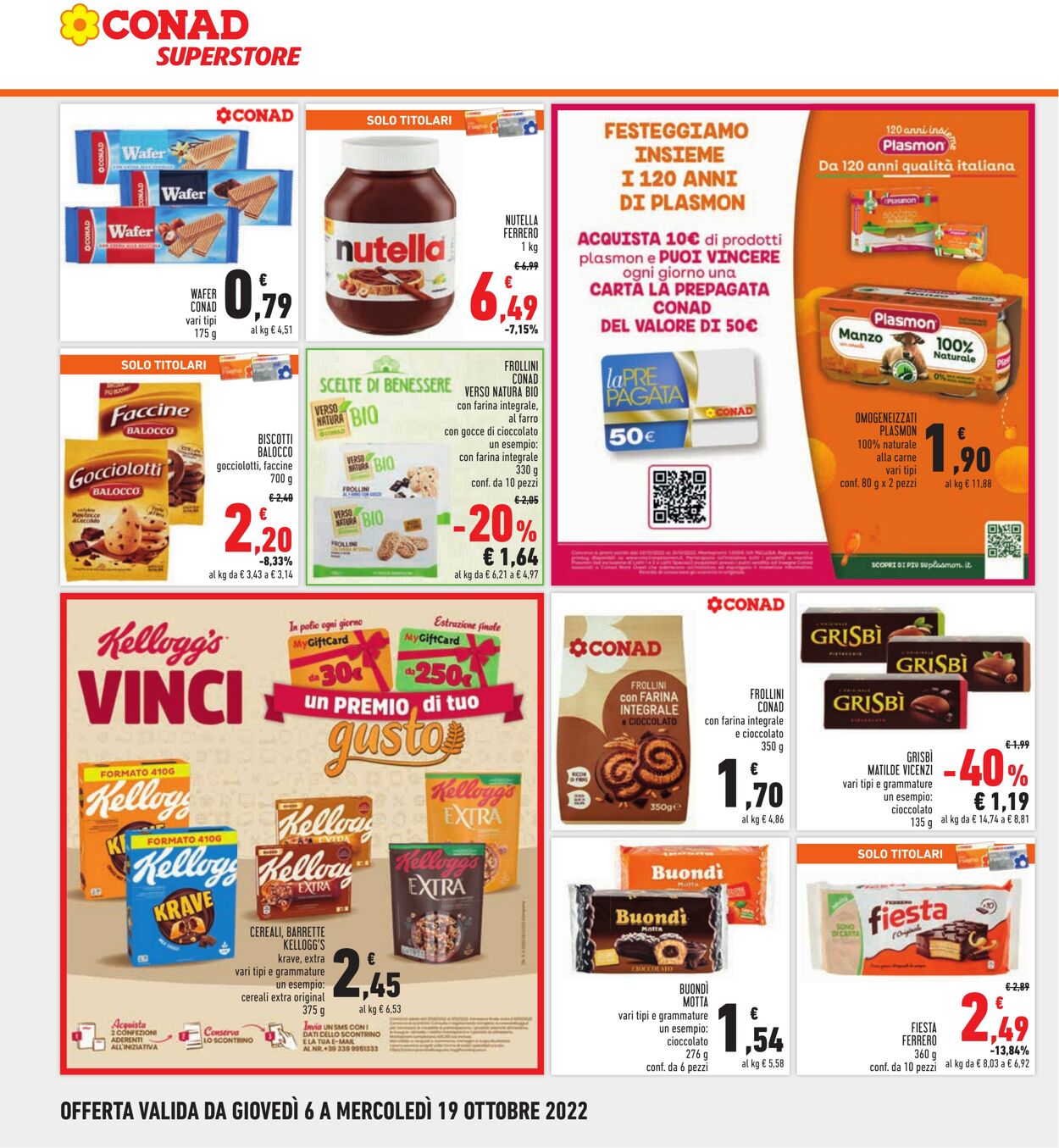 Volantino Conad 06.09.2022 - 19.10.2022