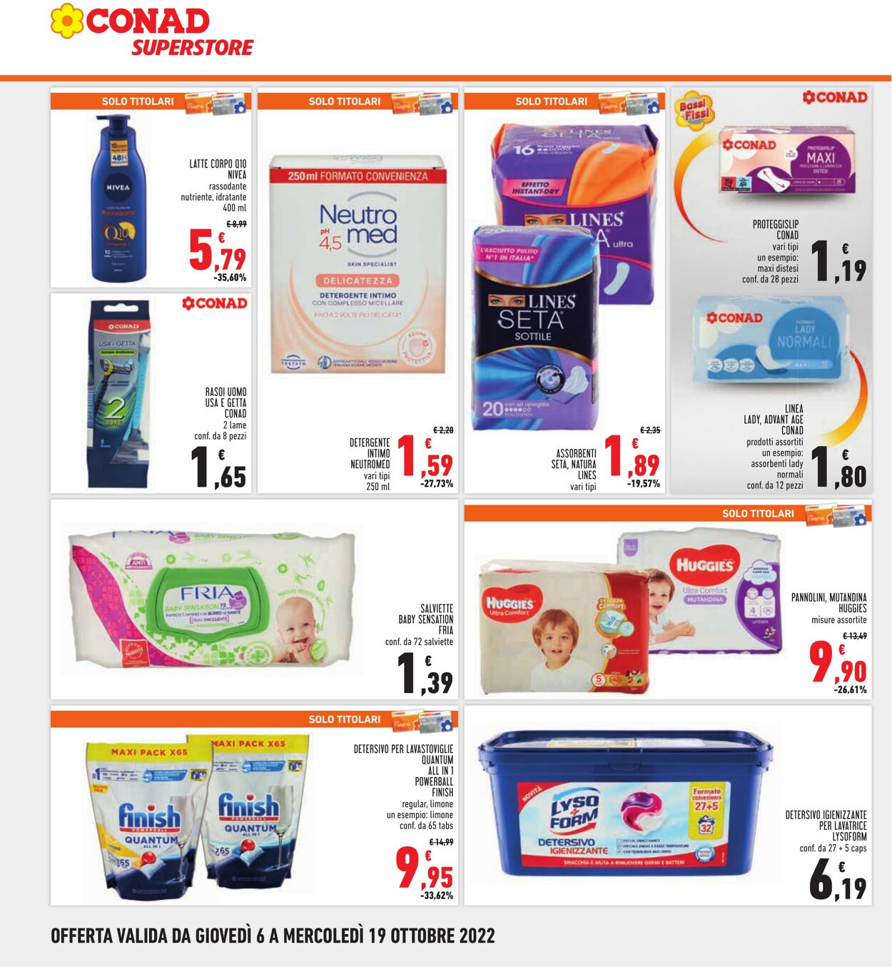 Volantino Conad 06.09.2022 - 19.10.2022