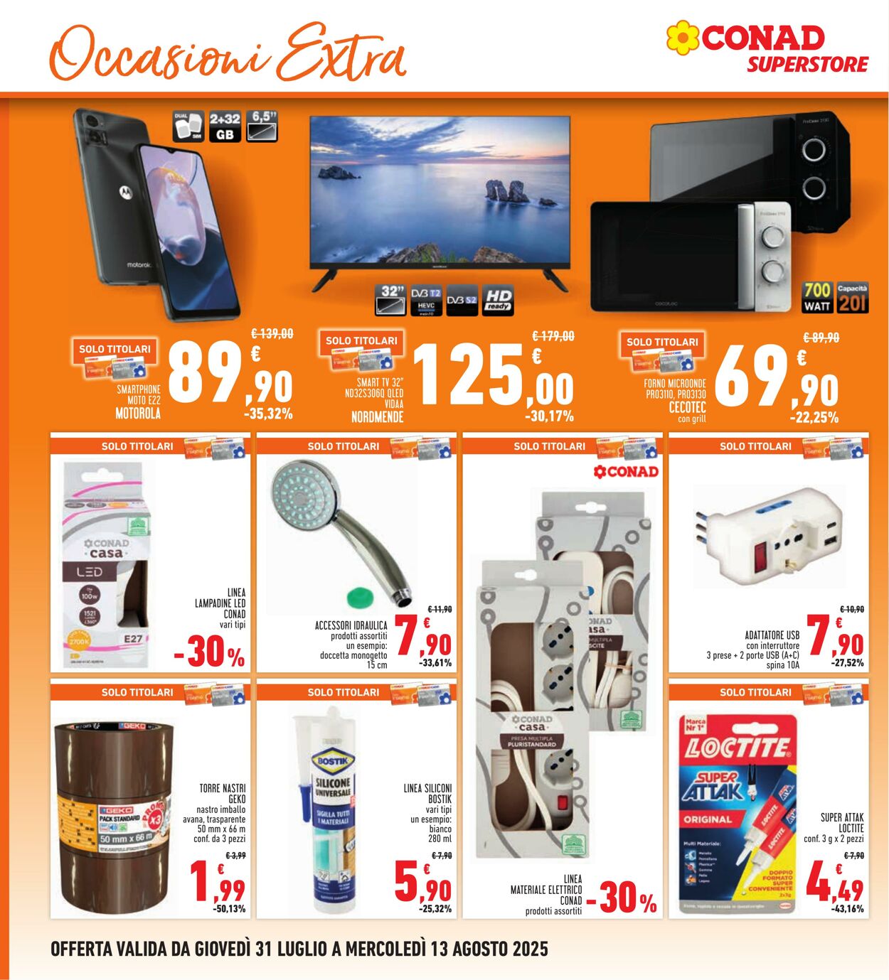 Volantino Conad 09.08.2025 - 09.08.2025