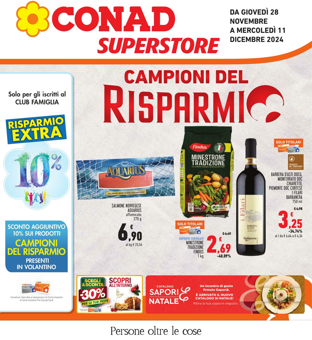 Volantino Conad 28.11.2024 - 11.12.2024