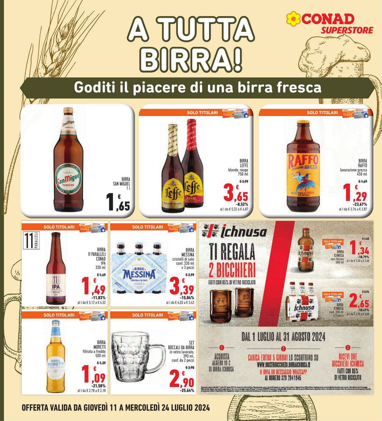 Volantino Conad 11.07.2024 - 24.07.2024