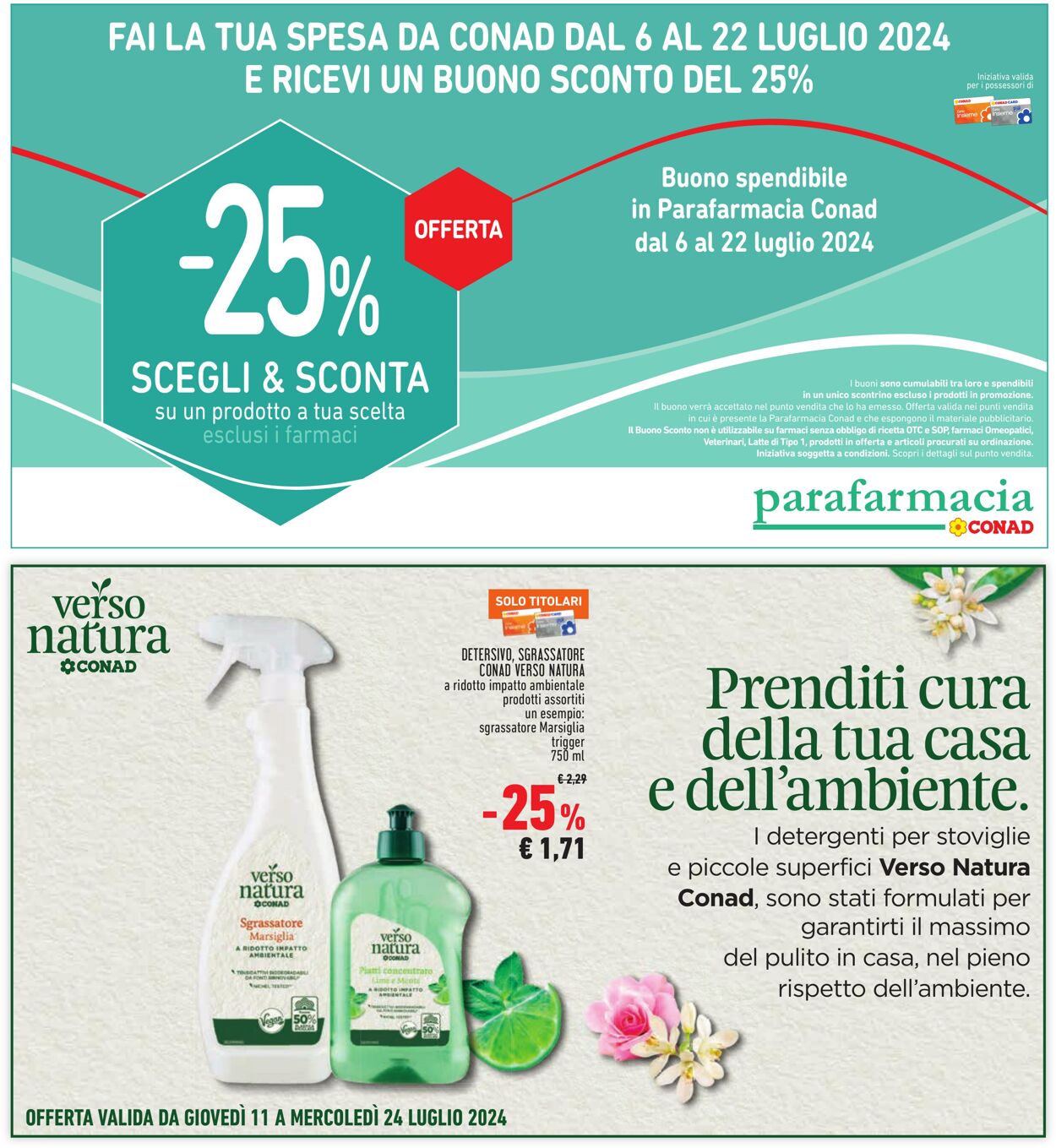 Volantino Conad 11.07.2024 - 24.07.2024