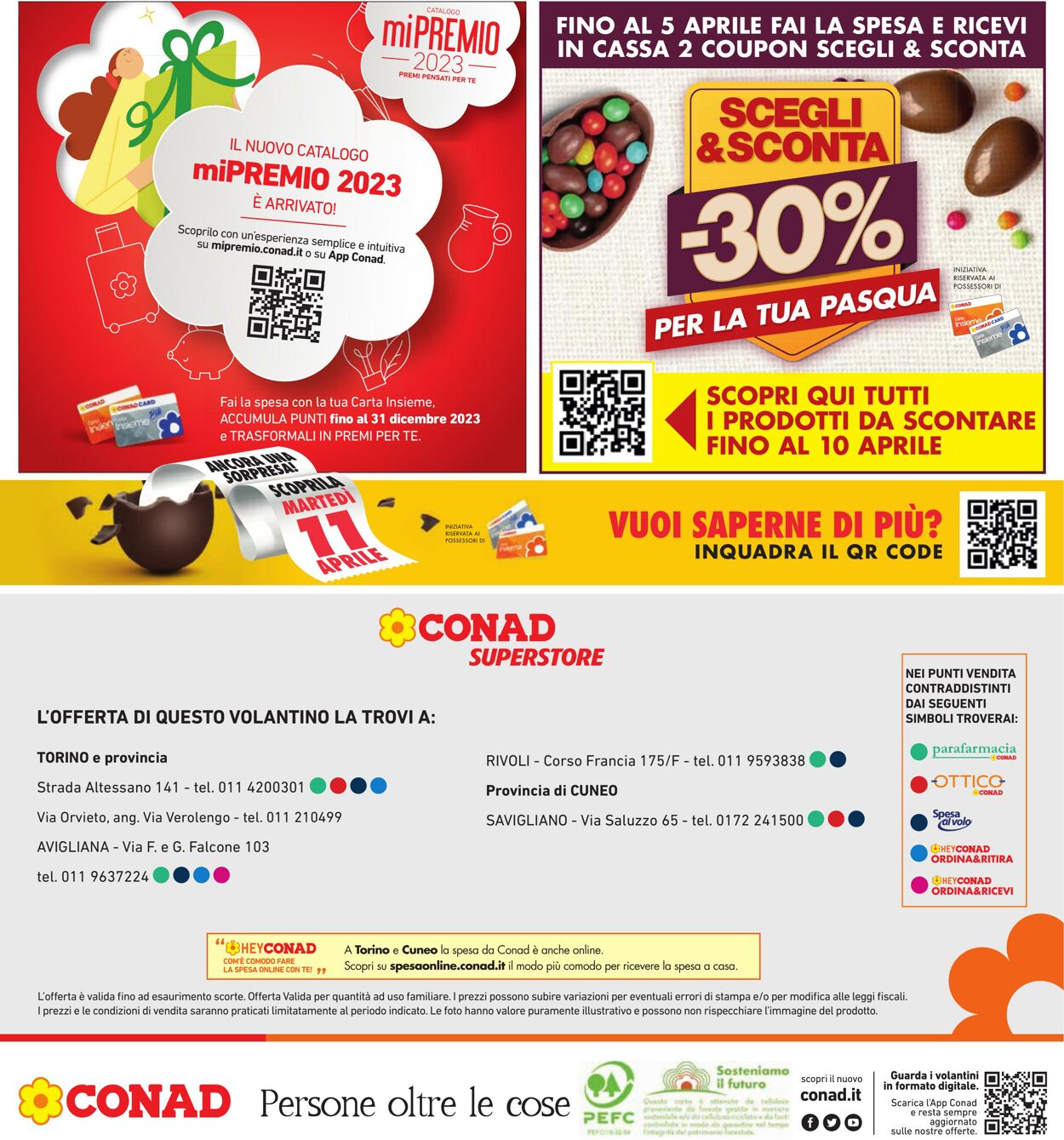 Volantino Conad 30.03.2023 - 10.04.2023