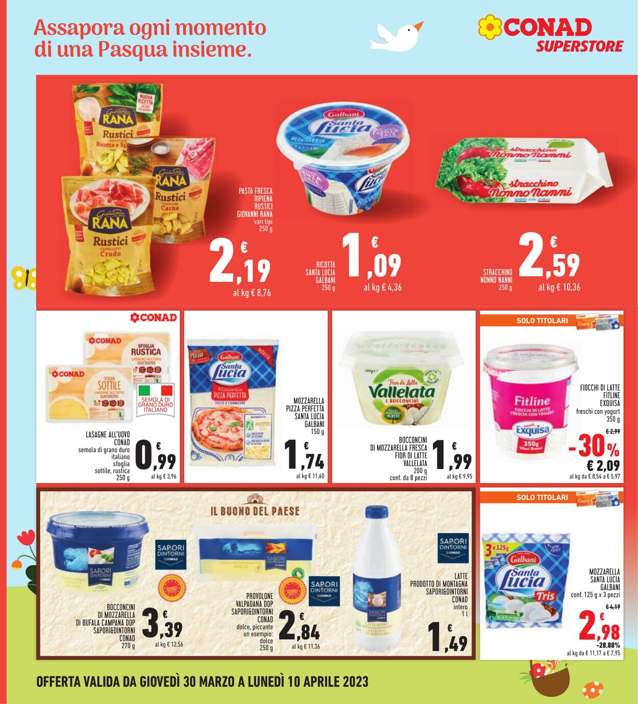 Volantino Conad 30.03.2023 - 10.04.2023