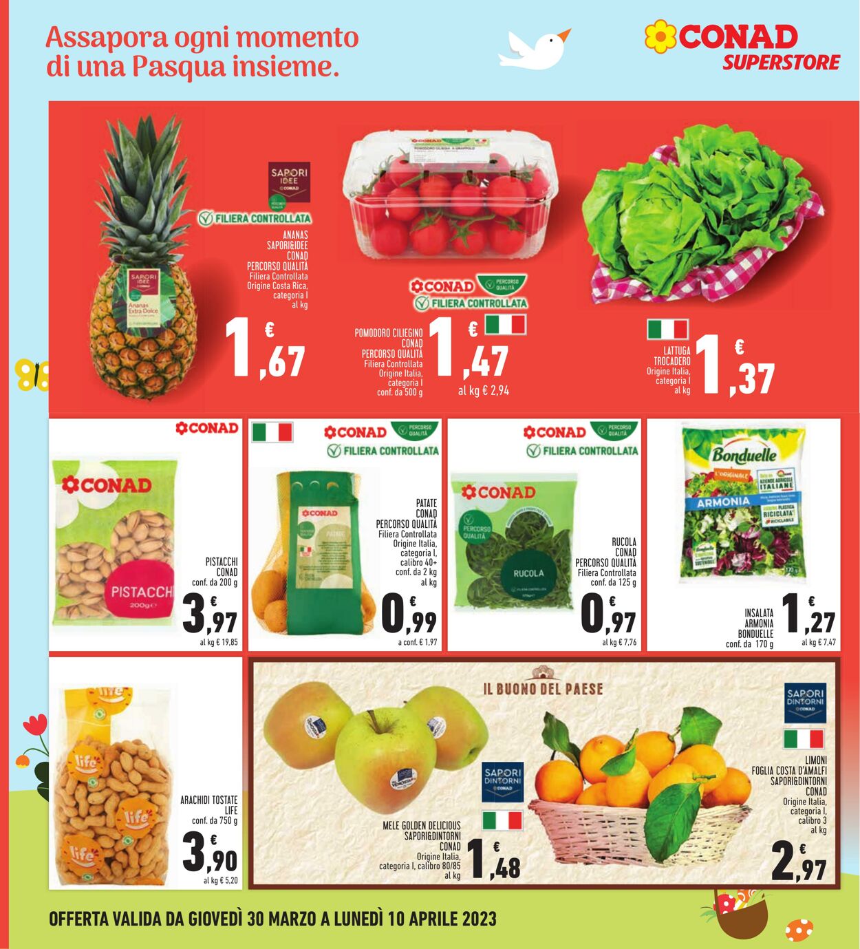 Volantino Conad 30.03.2023 - 10.04.2023