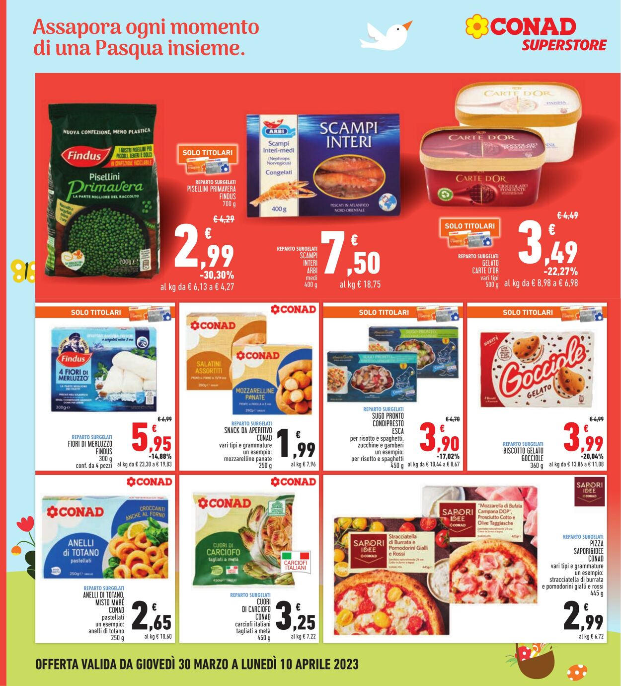 Volantino Conad 30.03.2023 - 10.04.2023