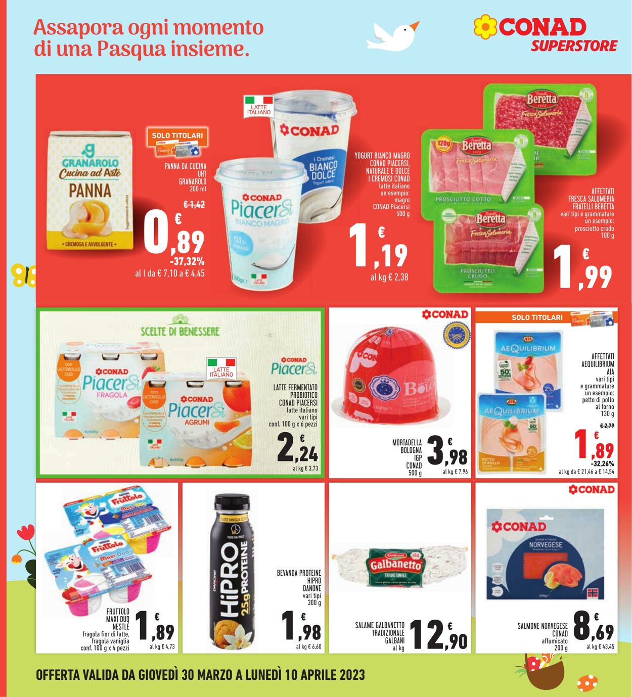 Volantino Conad 30.03.2023 - 10.04.2023