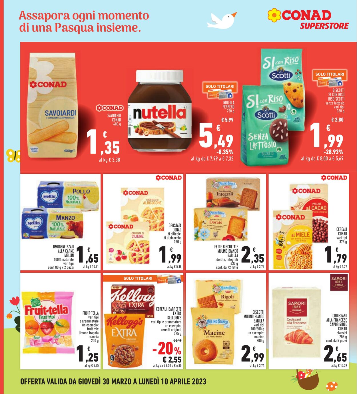 Volantino Conad 30.03.2023 - 10.04.2023