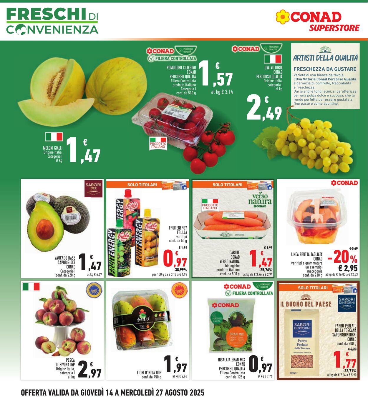 Volantino Conad 09.08.2025 - 09.08.2025
