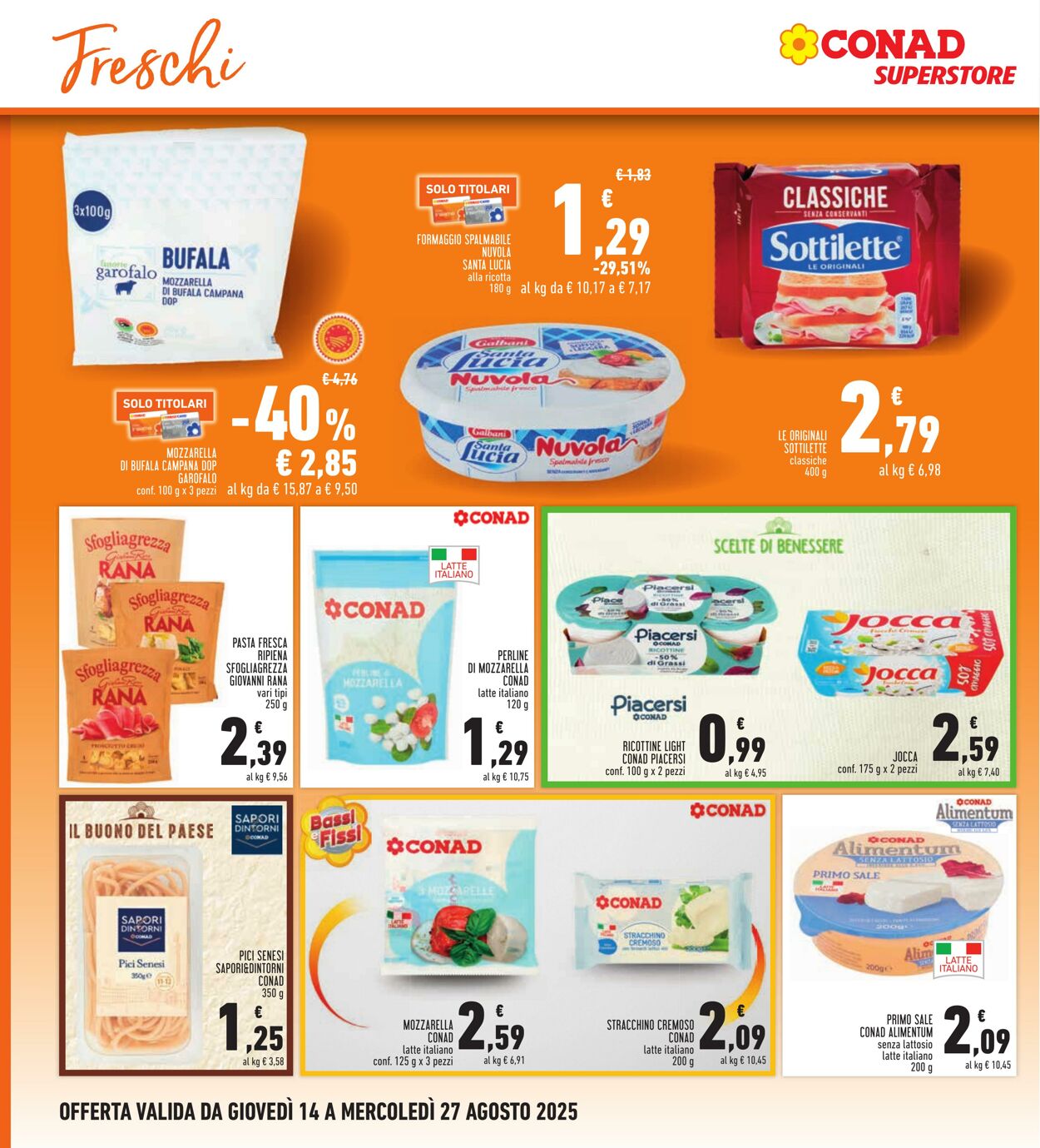 Volantino Conad 09.08.2025 - 09.08.2025