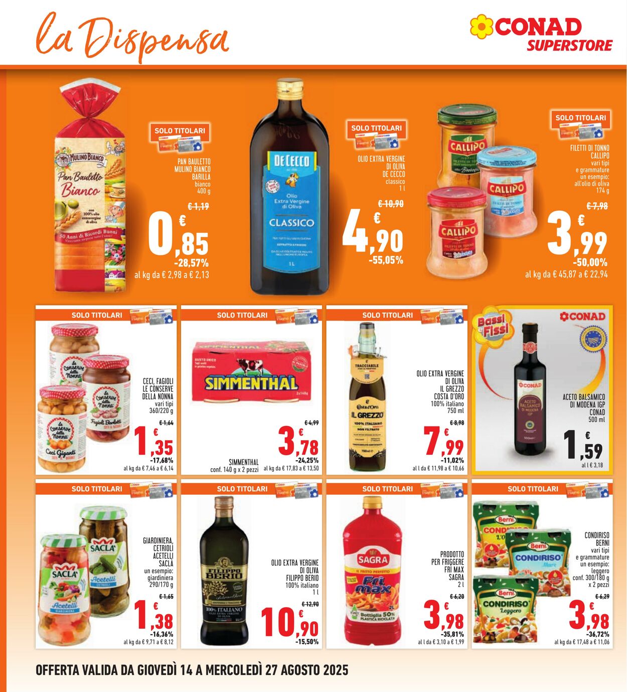 Volantino Conad 09.08.2025 - 09.08.2025