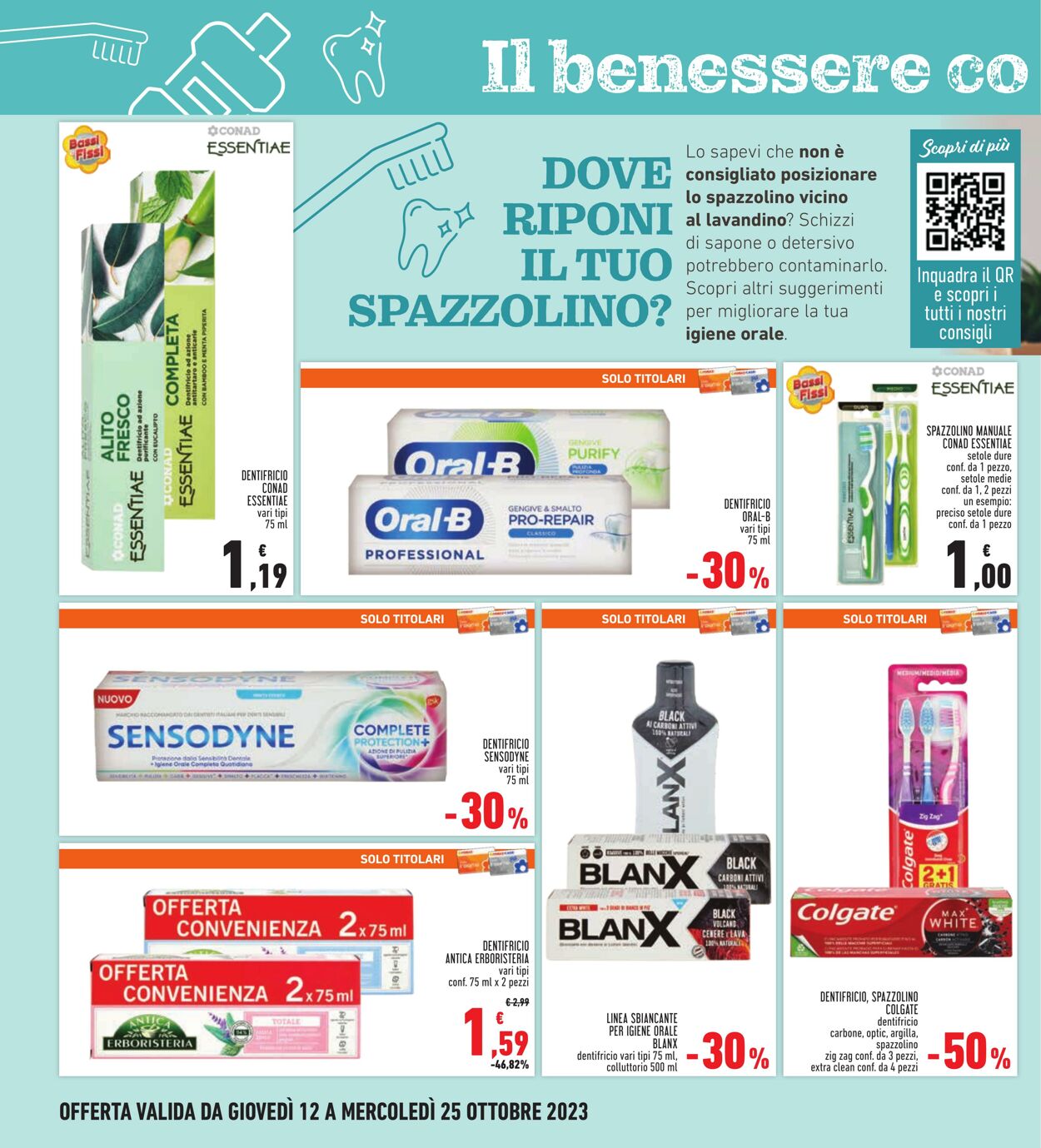 Volantino Conad 12.10.2023 - 25.10.2023