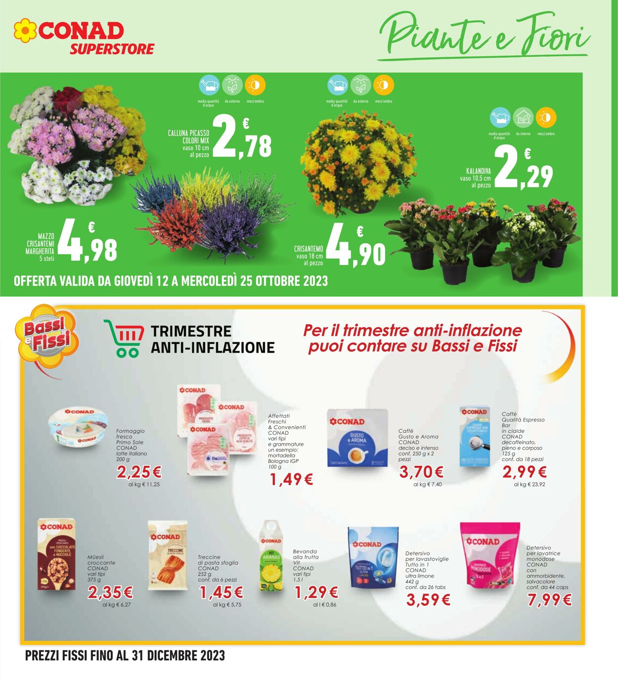 Volantino Conad 12.10.2023 - 25.10.2023