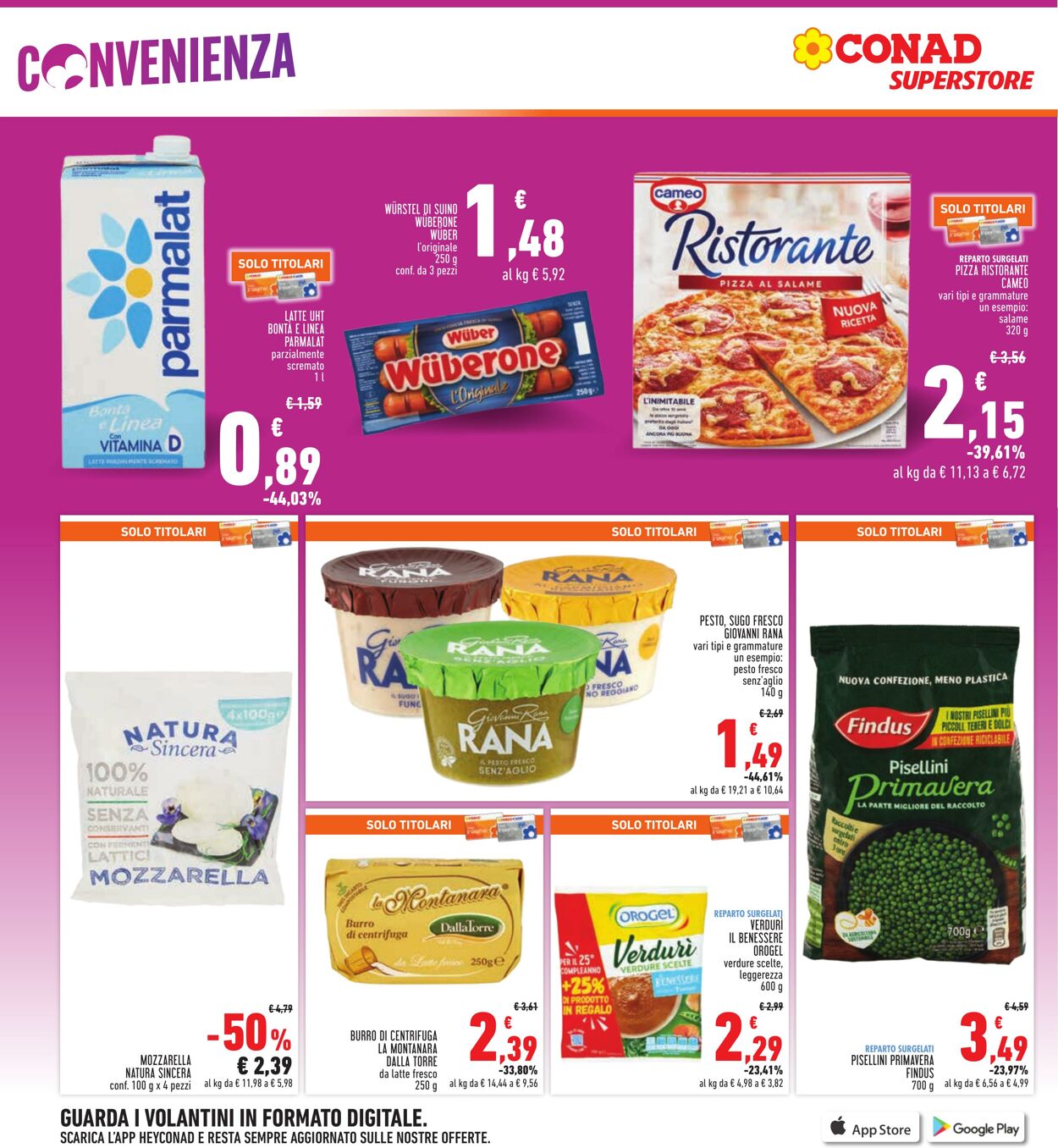 Volantino Conad 12.10.2023 - 25.10.2023