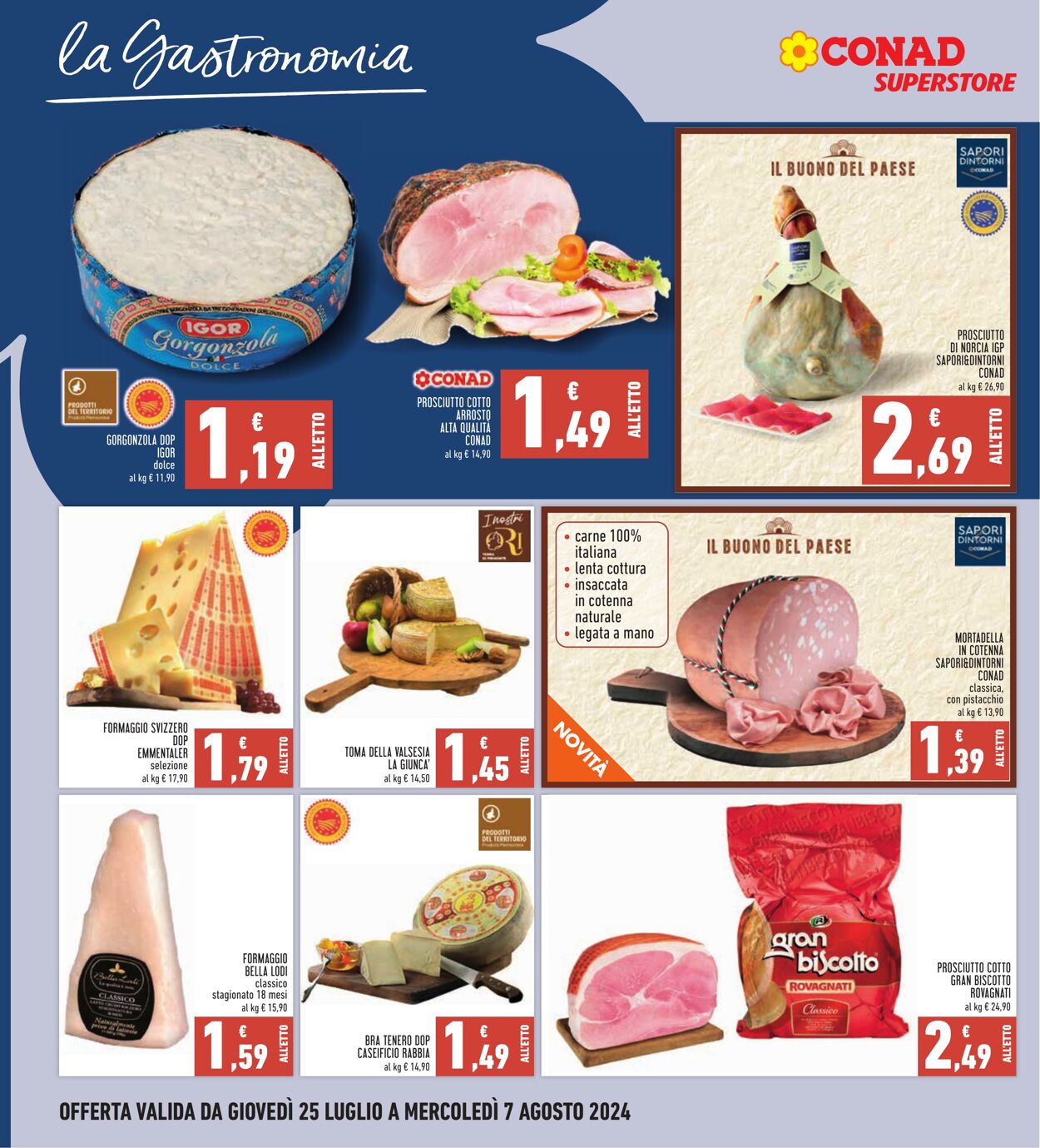 Volantino Conad 25.07.2024 - 07.08.2024