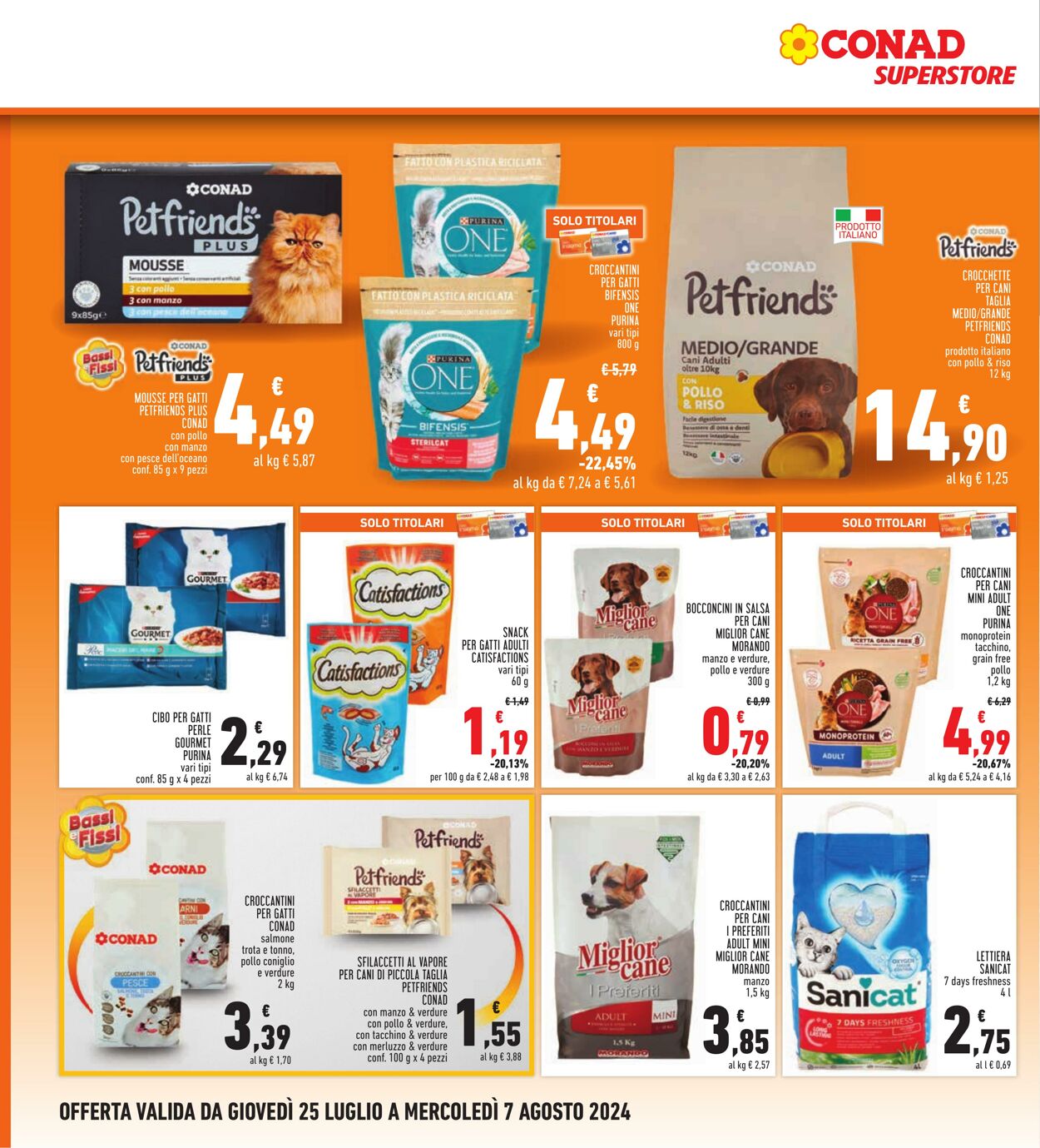 Volantino Conad 25.07.2024 - 07.08.2024