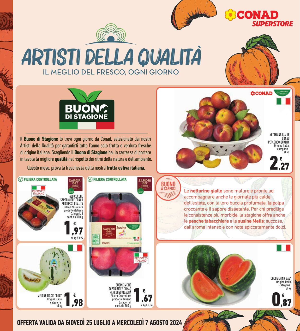 Volantino Conad 25.07.2024 - 07.08.2024