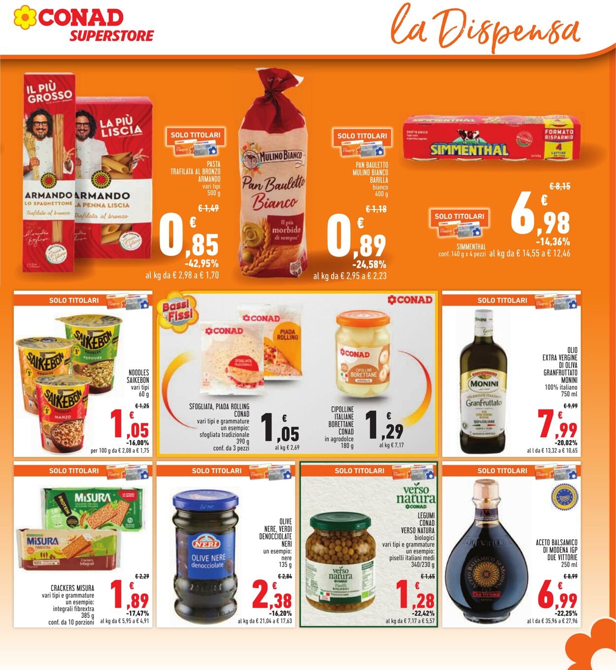 Volantino Conad 25.07.2024 - 07.08.2024