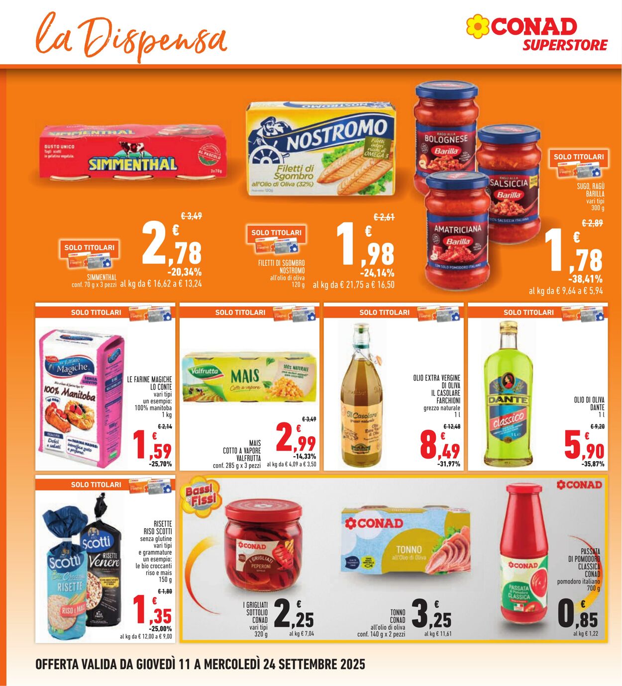 Volantino Conad 09.09.2025 - 09.09.2025