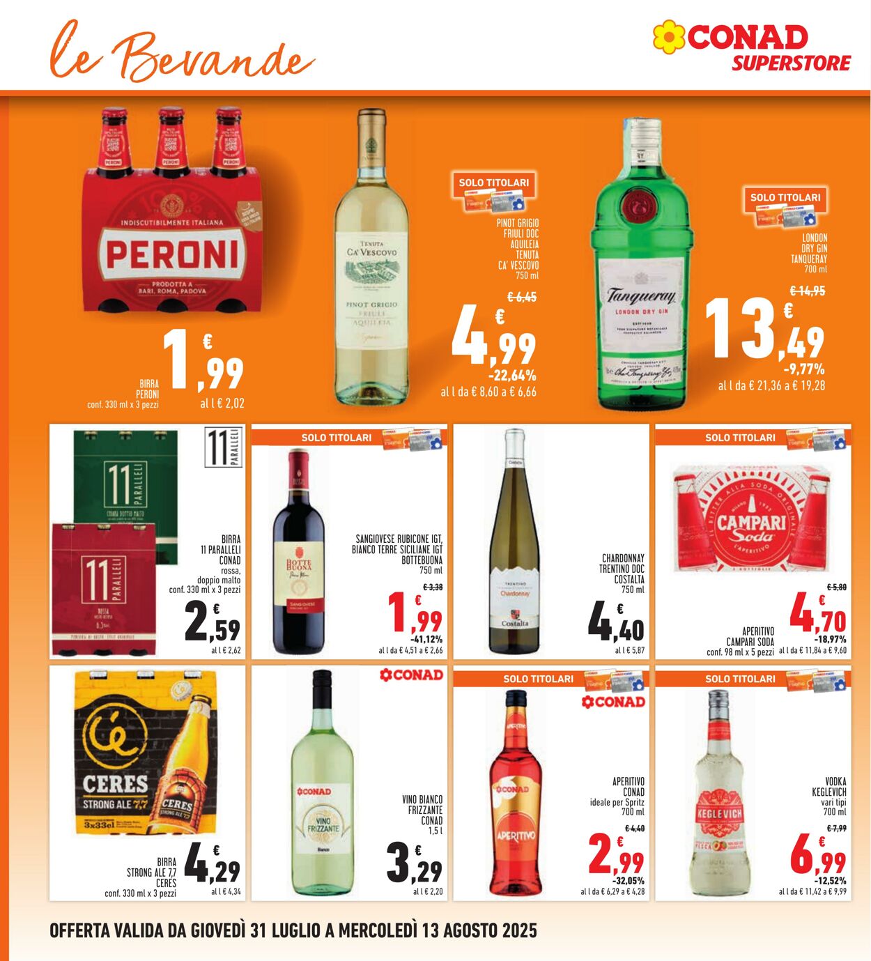 Volantino Conad 07.08.2025 - 07.08.2025