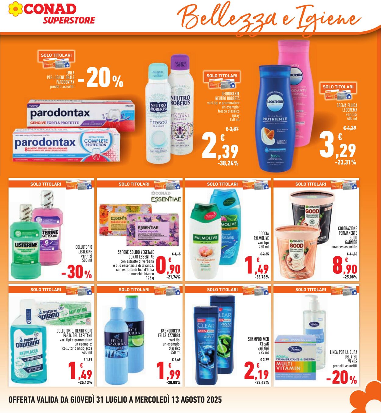 Volantino Conad 07.08.2025 - 07.08.2025