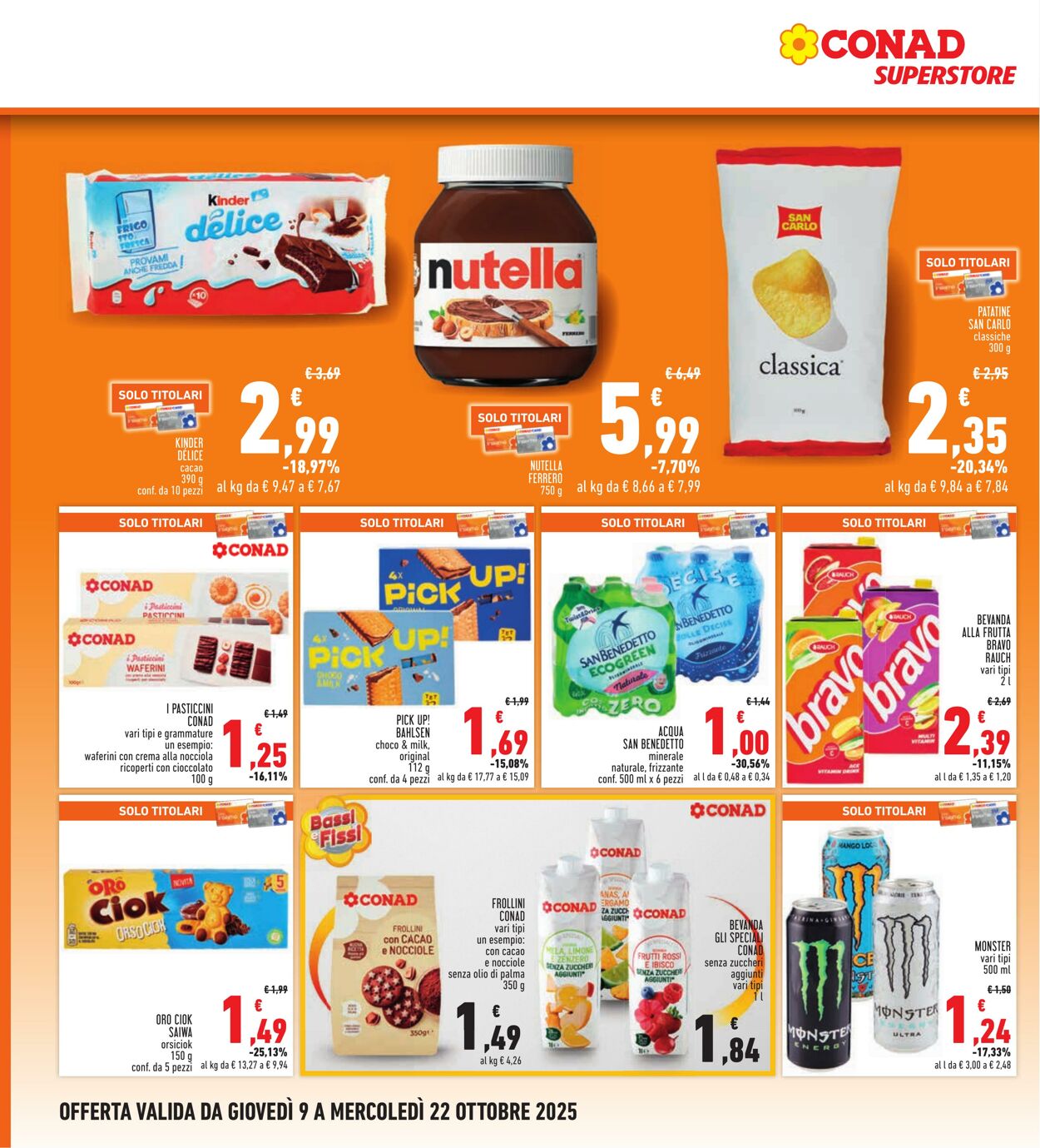 Volantino Conad 01.10.2025 - 01.10.2025