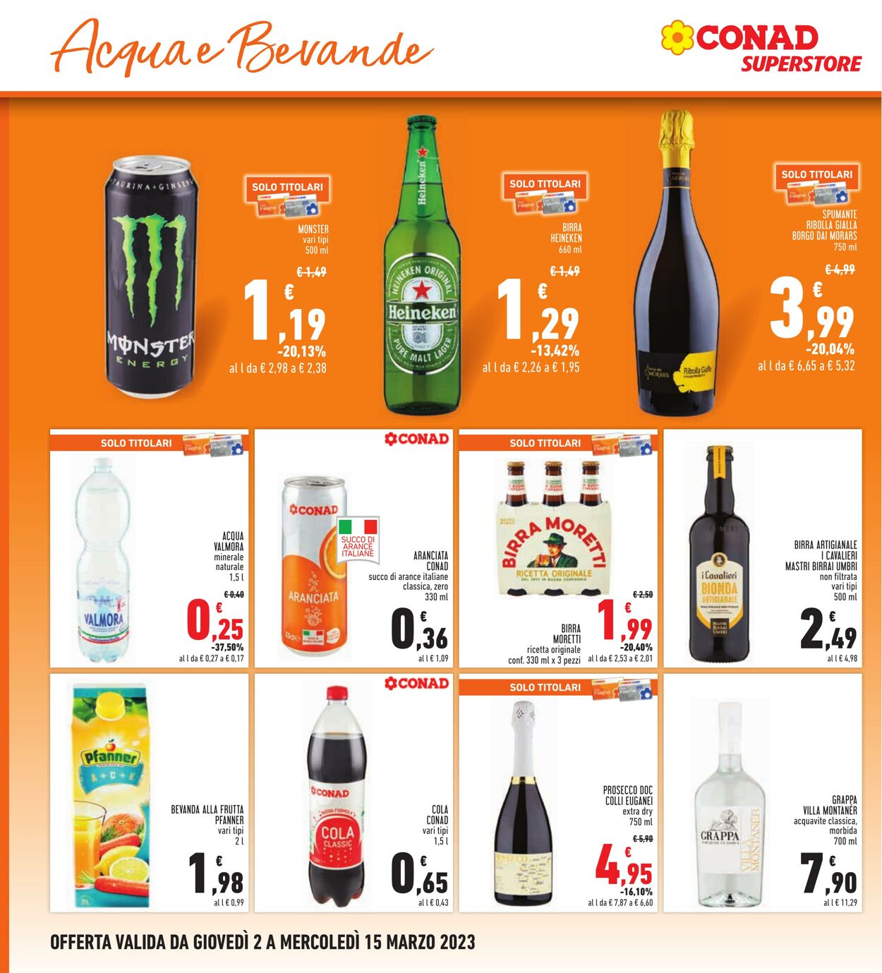 Volantino Conad 02.03.2023 - 15.03.2023