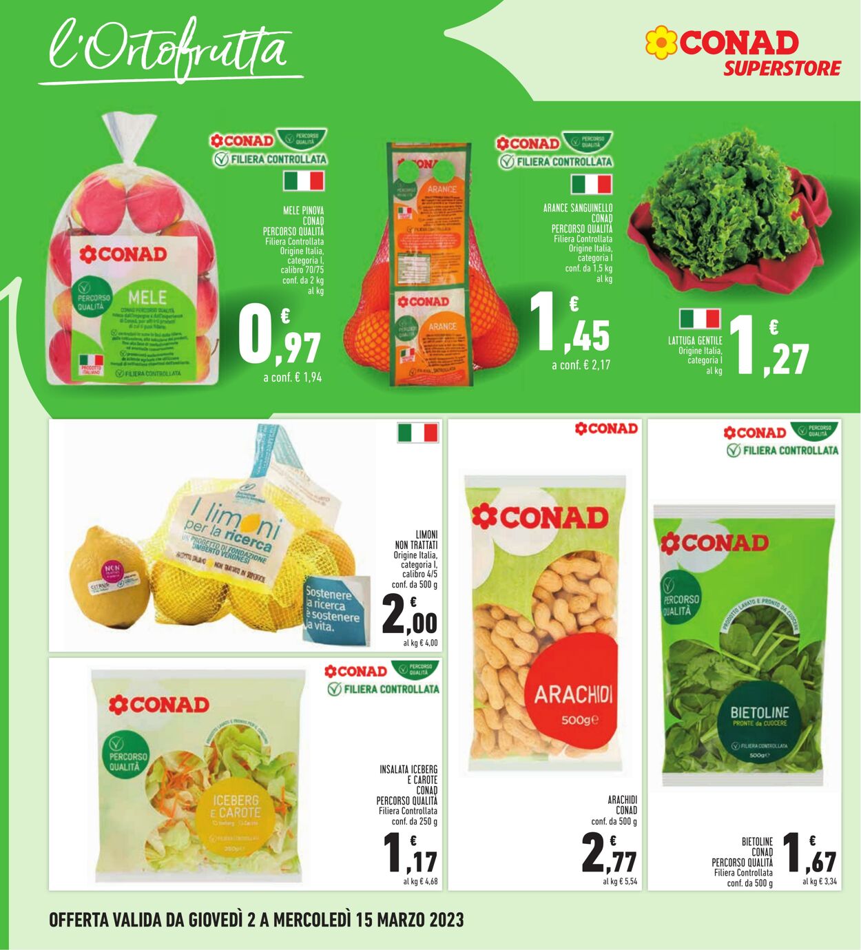 Volantino Conad 02.03.2023 - 15.03.2023