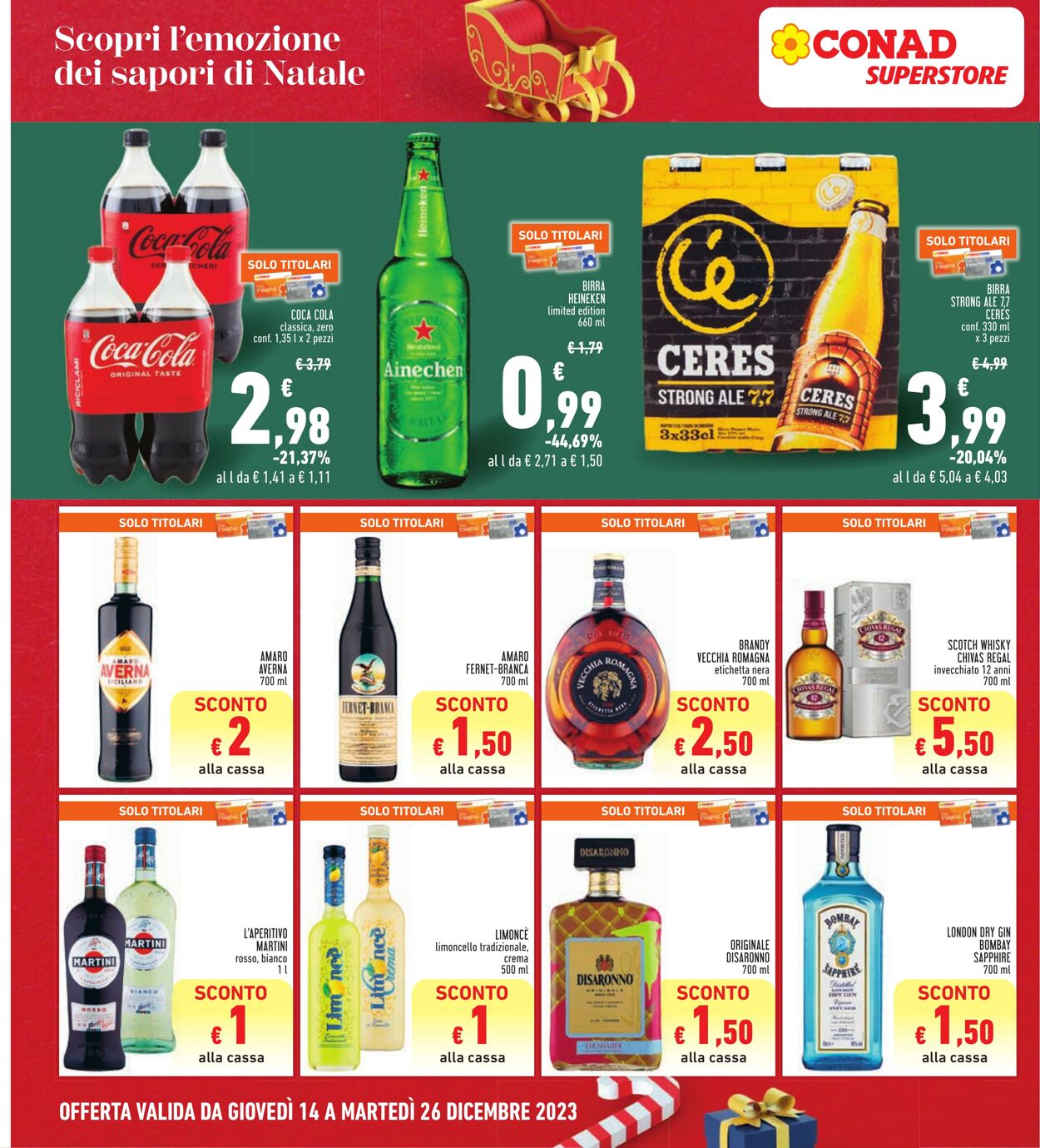 Volantino Conad 14.12.2023 - 26.12.2023