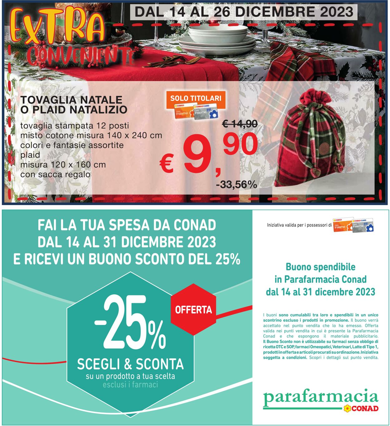 Volantino Conad 14.12.2023 - 26.12.2023