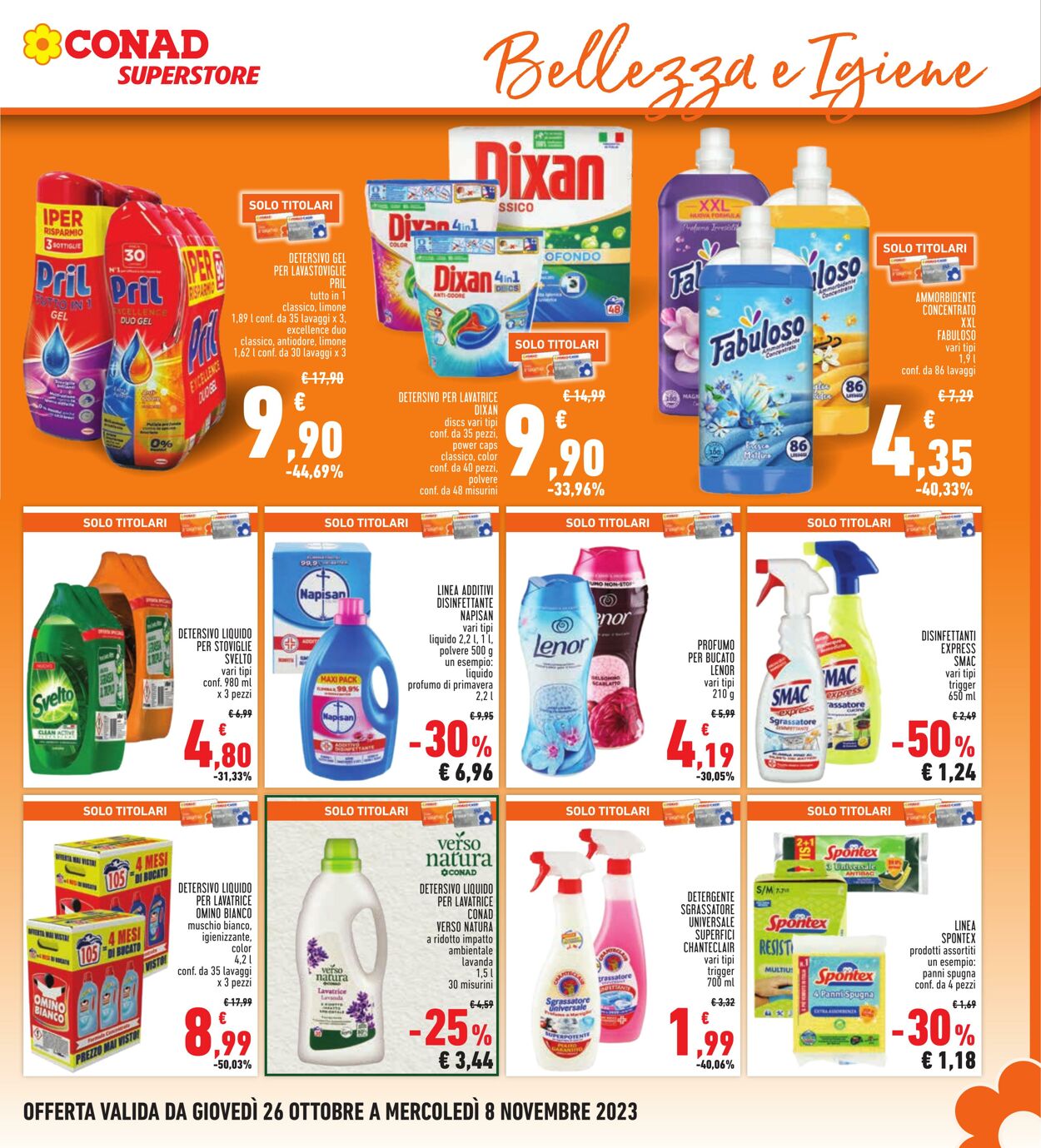 Volantino Conad 26.10.2023 - 08.11.2023