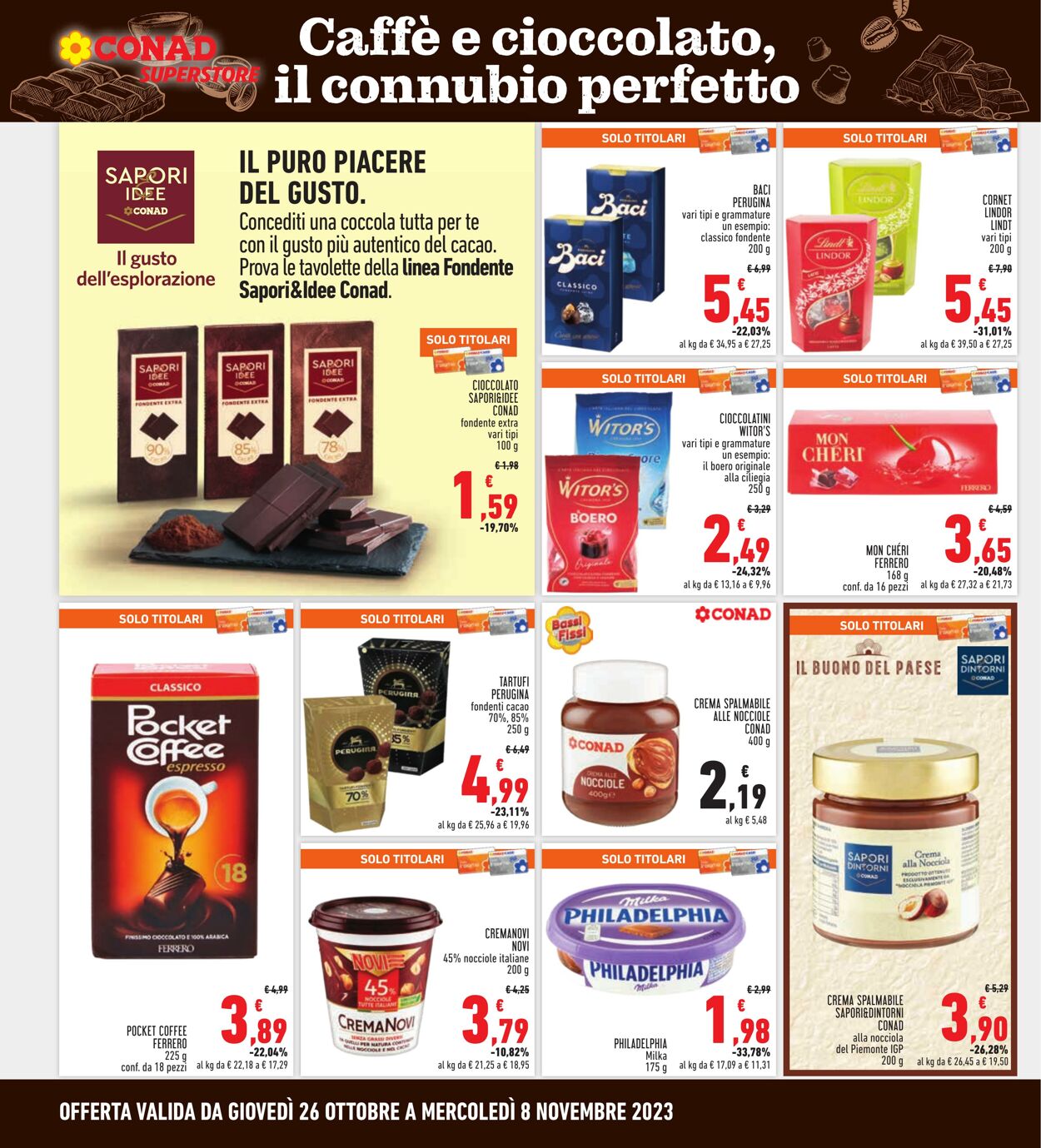 Volantino Conad 26.10.2023 - 08.11.2023