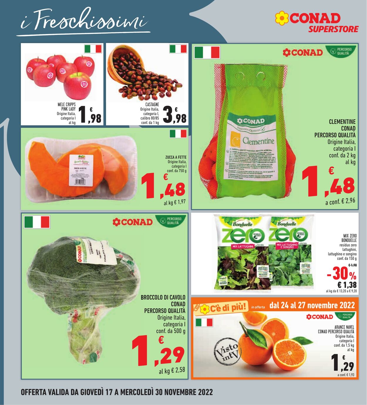 Volantino Conad 17.11.2022 - 30.11.2022