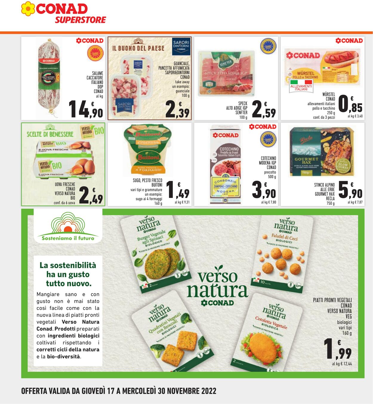 Volantino Conad 17.11.2022 - 30.11.2022