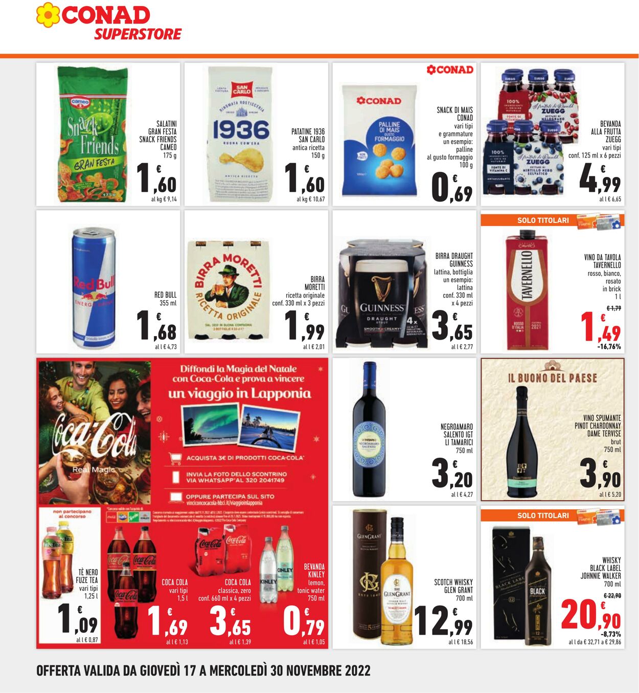 Volantino Conad 17.11.2022 - 30.11.2022