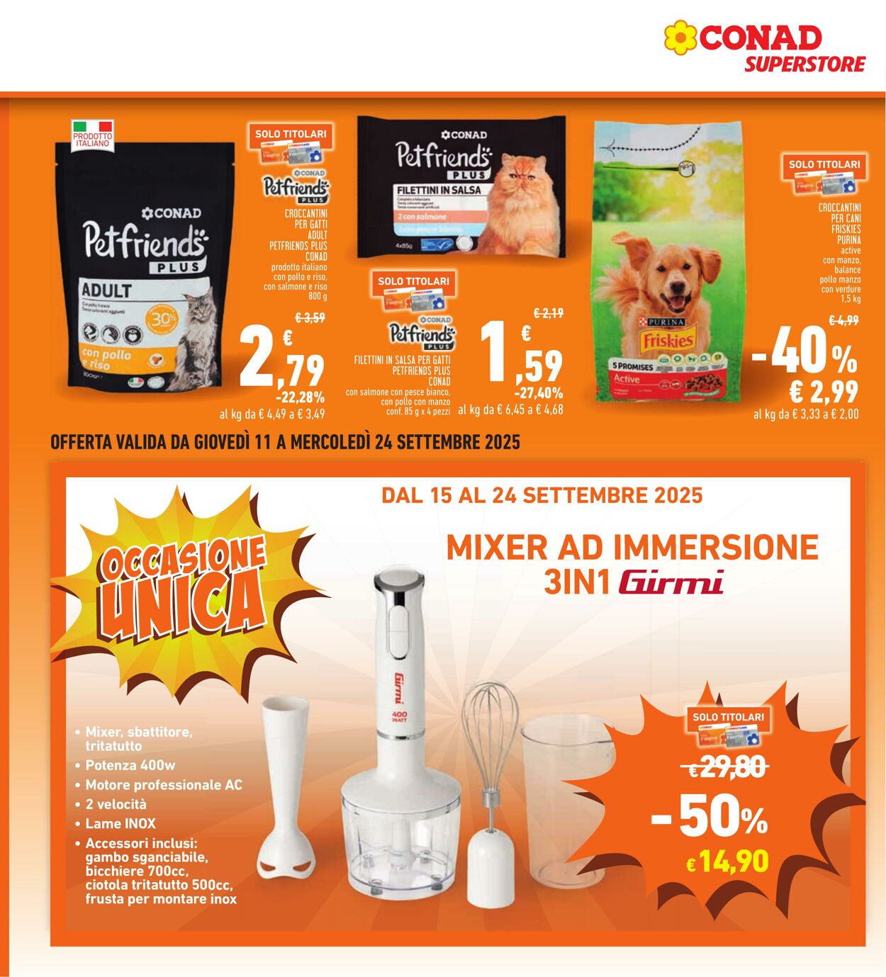 Volantino Conad 11.09.2025 - 11.09.2025