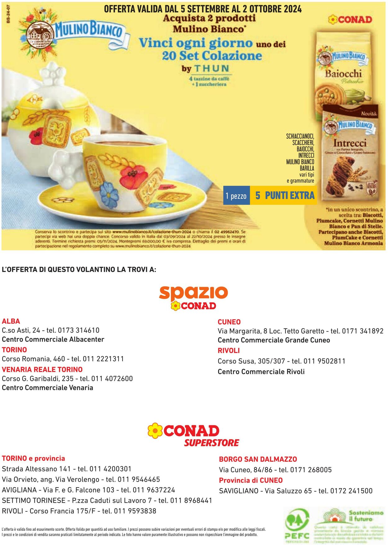 Volantino Conad 05.09.2024 - 02.10.2024