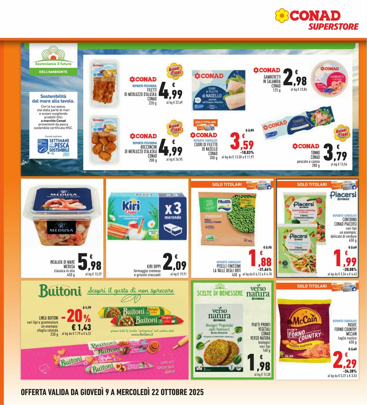 Volantino Conad 22.10.2025 - 22.10.2025