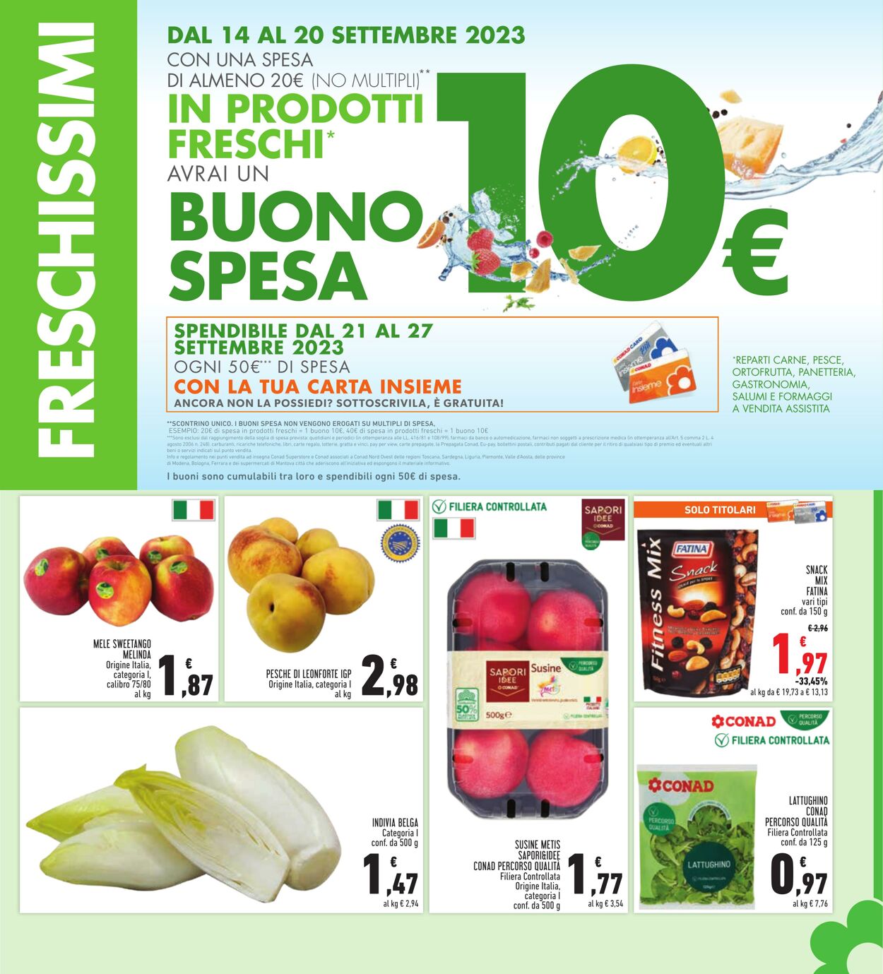 Volantino Conad 14.09.2023 - 27.09.2023