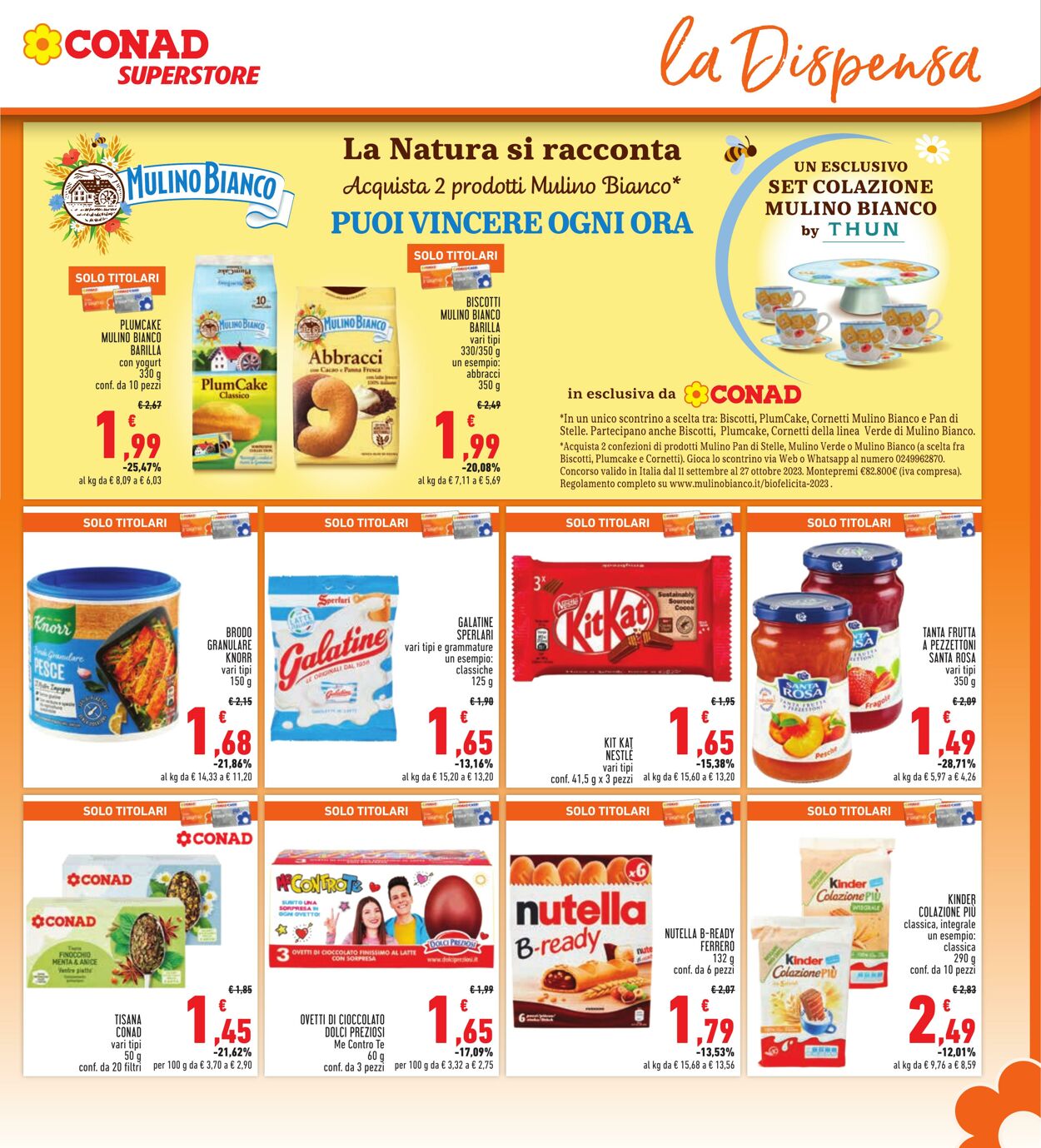 Volantino Conad 14.09.2023 - 27.09.2023