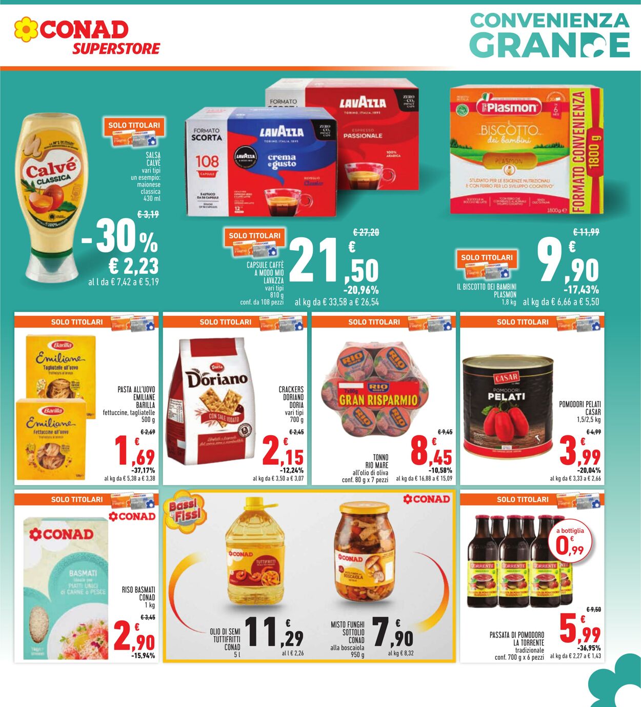 Volantino Conad 14.09.2023 - 27.09.2023