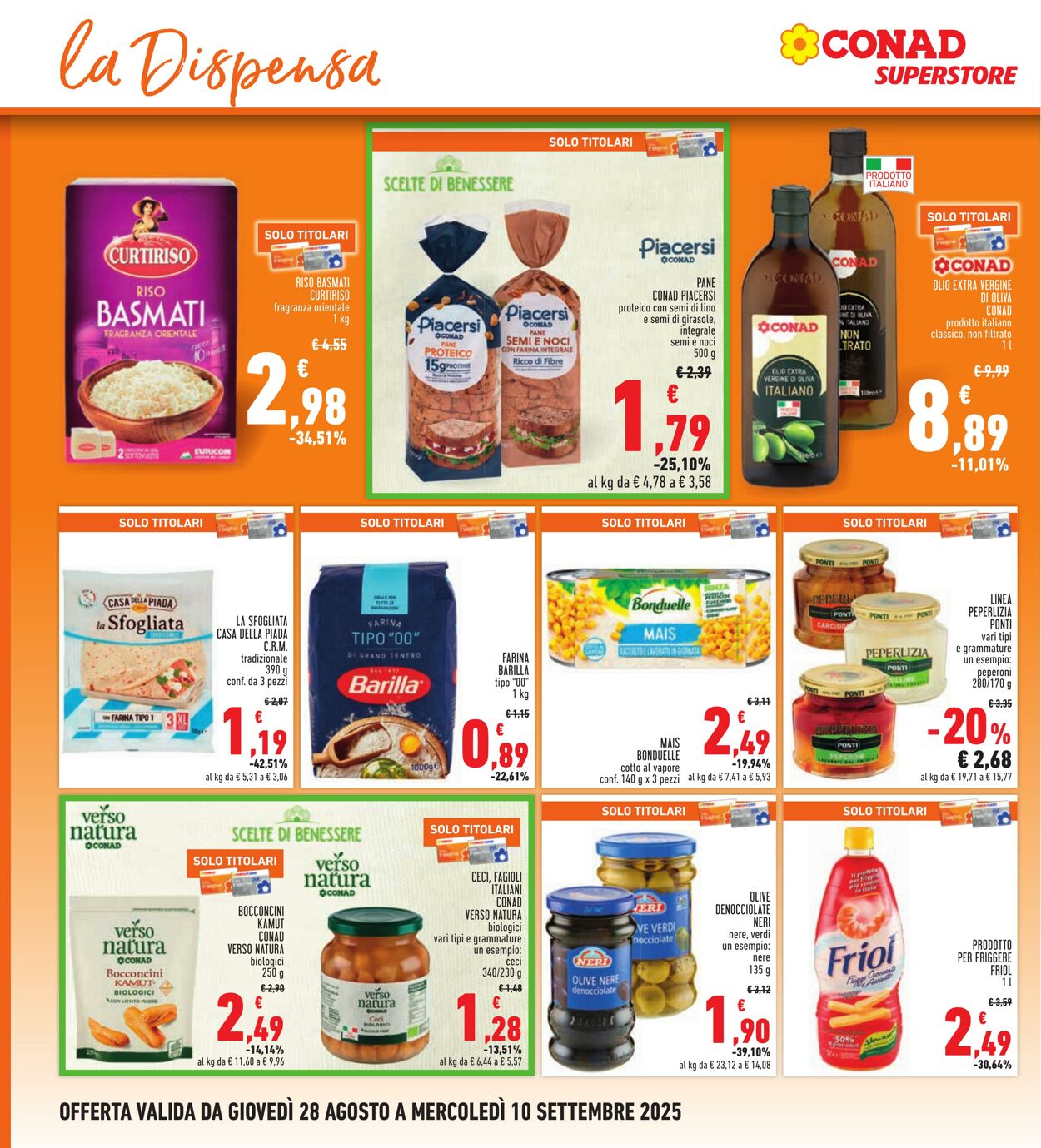 Volantino Conad 23.08.2025 - 23.08.2025