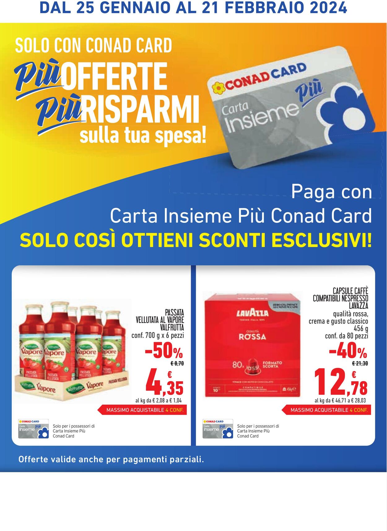 Volantino Conad 25.01.2024 - 21.02.2024