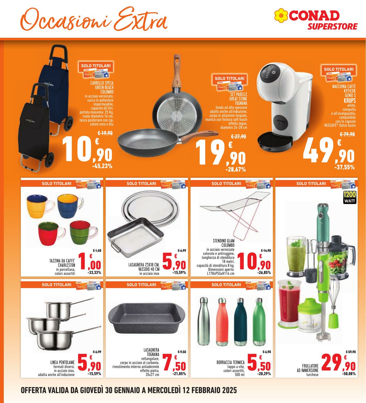 Volantino Conad 30.01.2025 - 12.02.2025