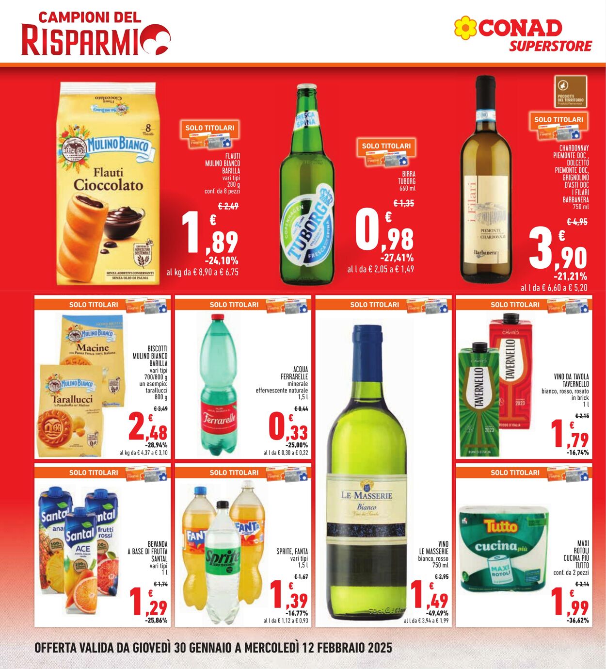 Volantino Conad 30.01.2025 - 12.02.2025