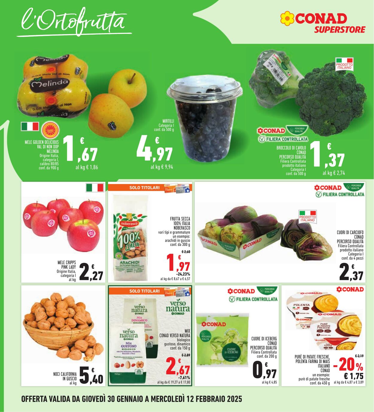 Volantino Conad 30.01.2025 - 12.02.2025