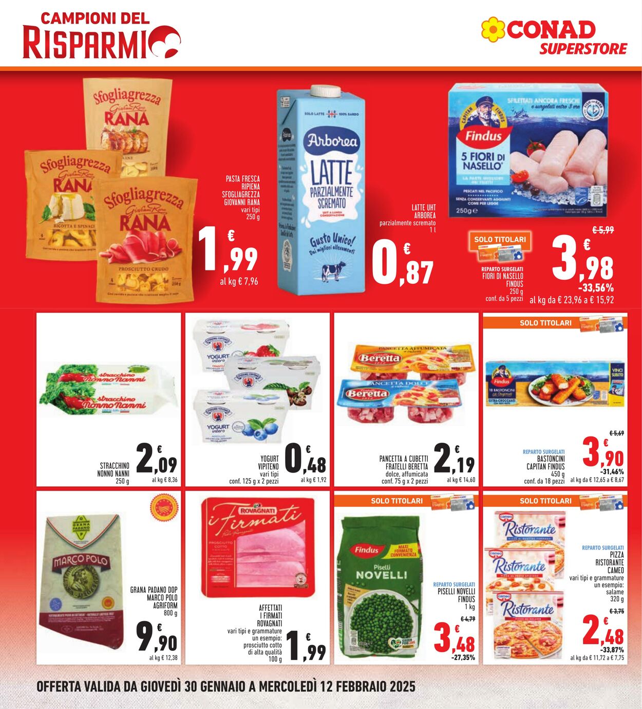 Volantino Conad 30.01.2025 - 12.02.2025