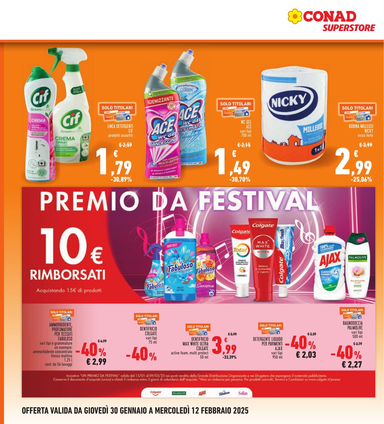 Volantino Conad 30.01.2025 - 12.02.2025