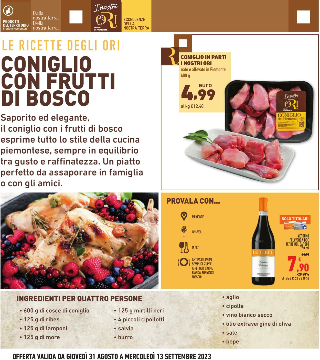 Volantino Conad 31.08.2023 - 13.09.2023